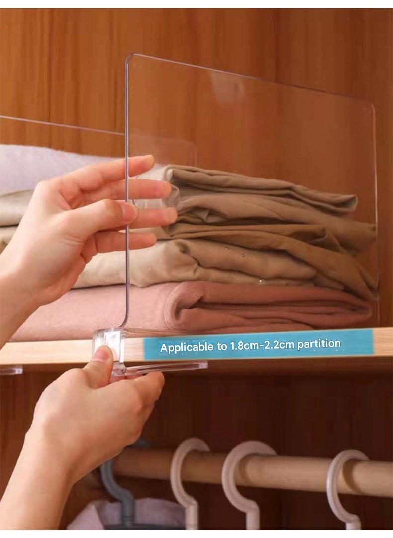 Transparent acrylic shelf organiser image 3