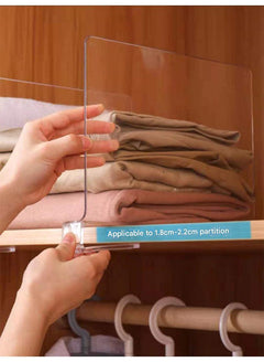 Transparent acrylic shelf organiser image 3