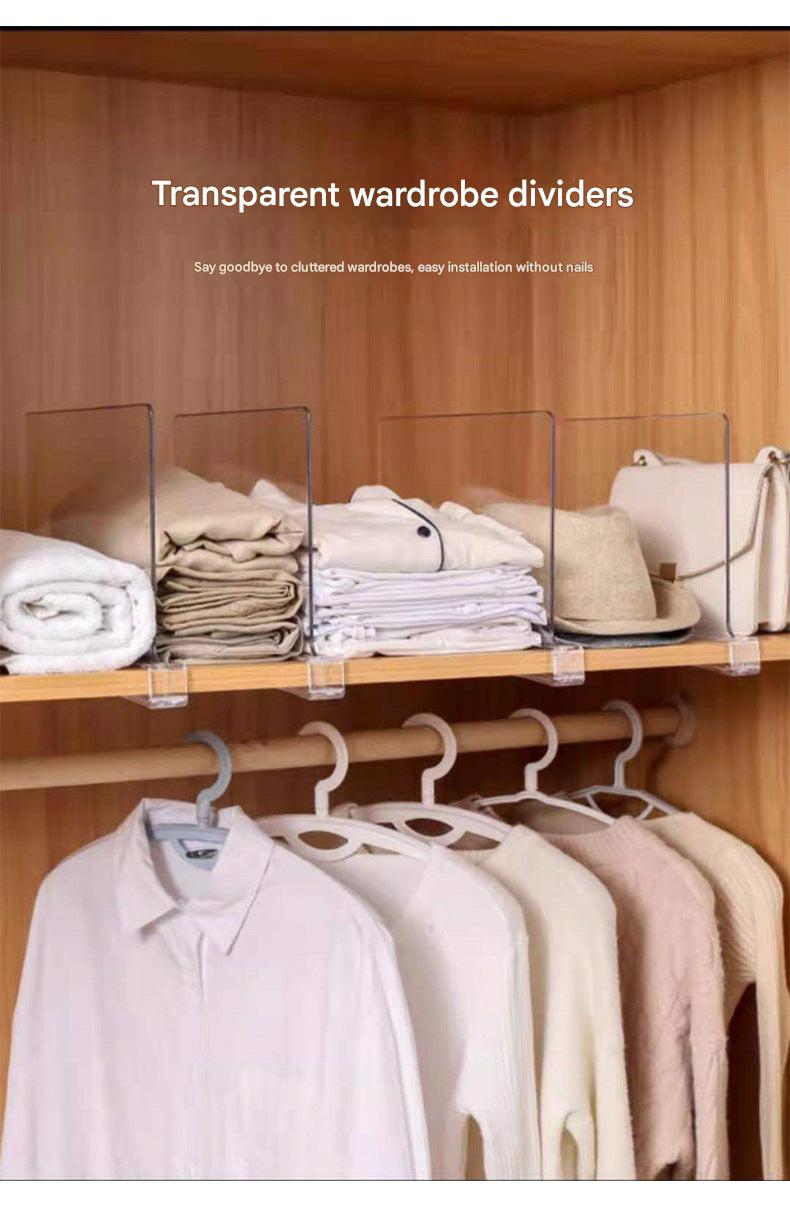 Transparent acrylic shelf organiser image 4
