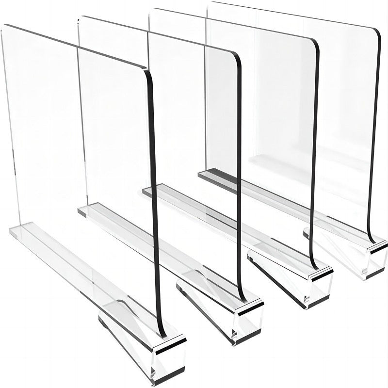Transparent acrylic shelf organiser image 5