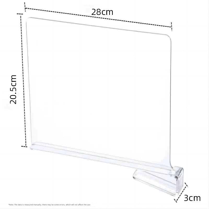 Transparent acrylic shelf organiser image 6