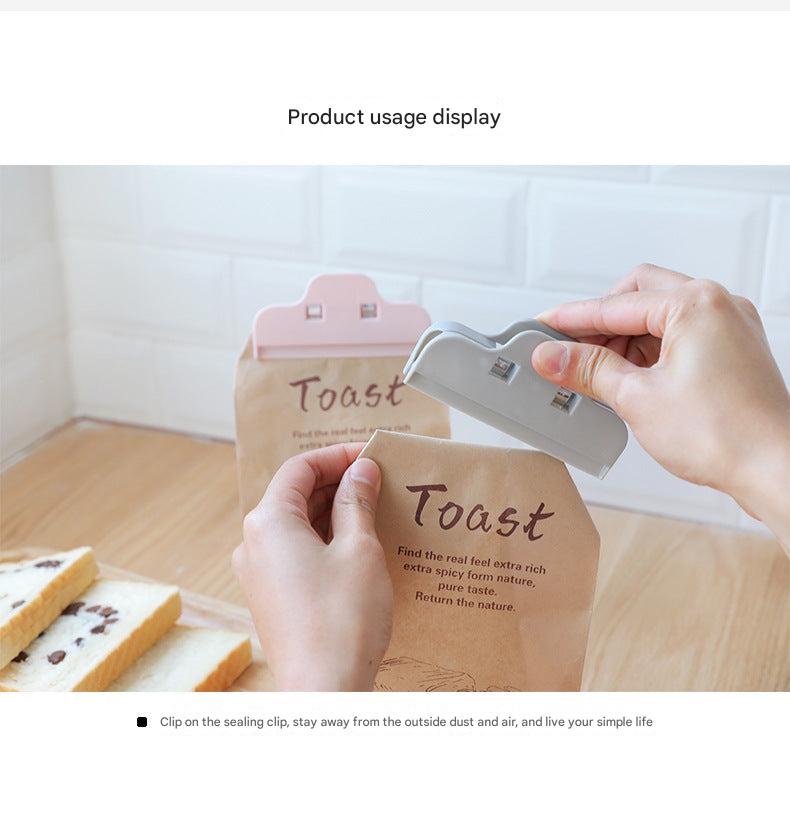 Kitchen clips for preserving food freshness