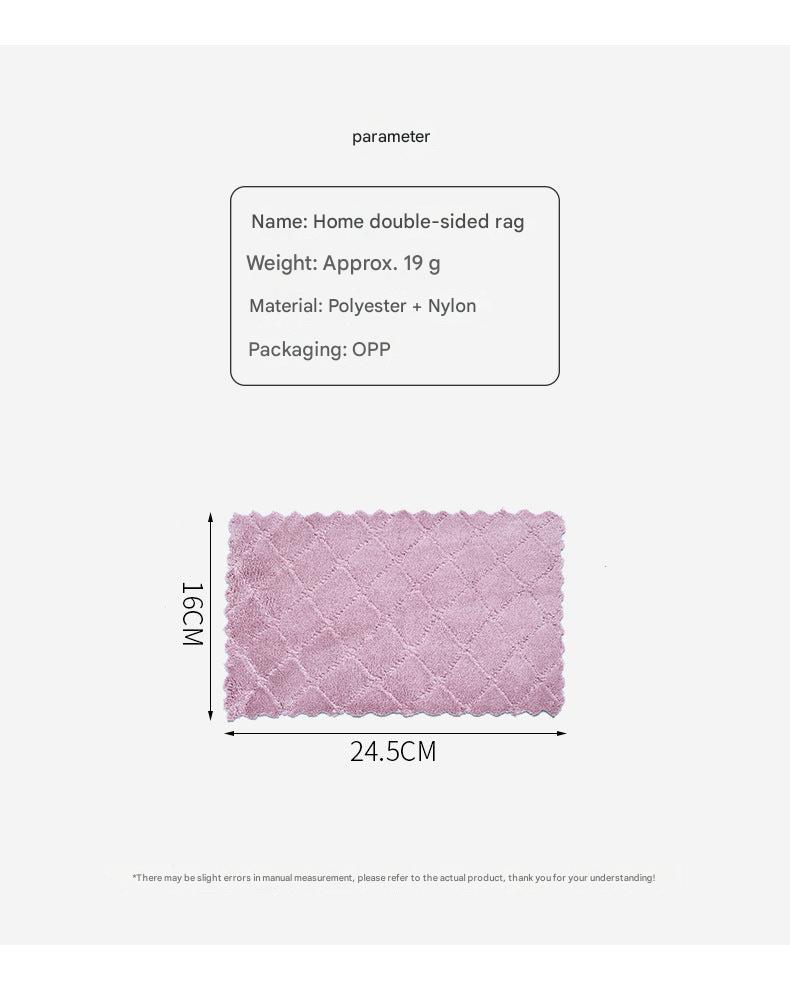 Microfiber Dish Cloth - Green + Gray