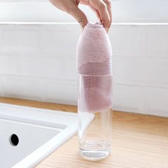 Microfiber cleaning cloth for drying dishes
