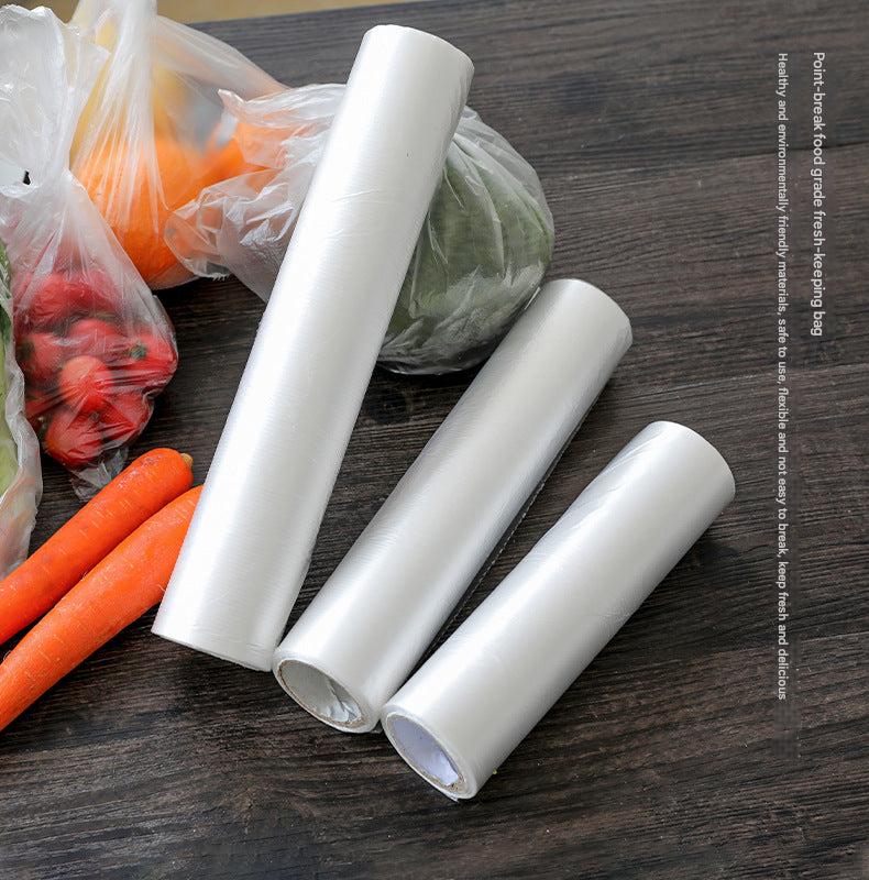 Organised freezer with food storage bags