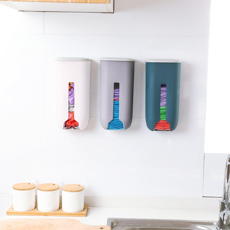 easy access kitchen trash storage