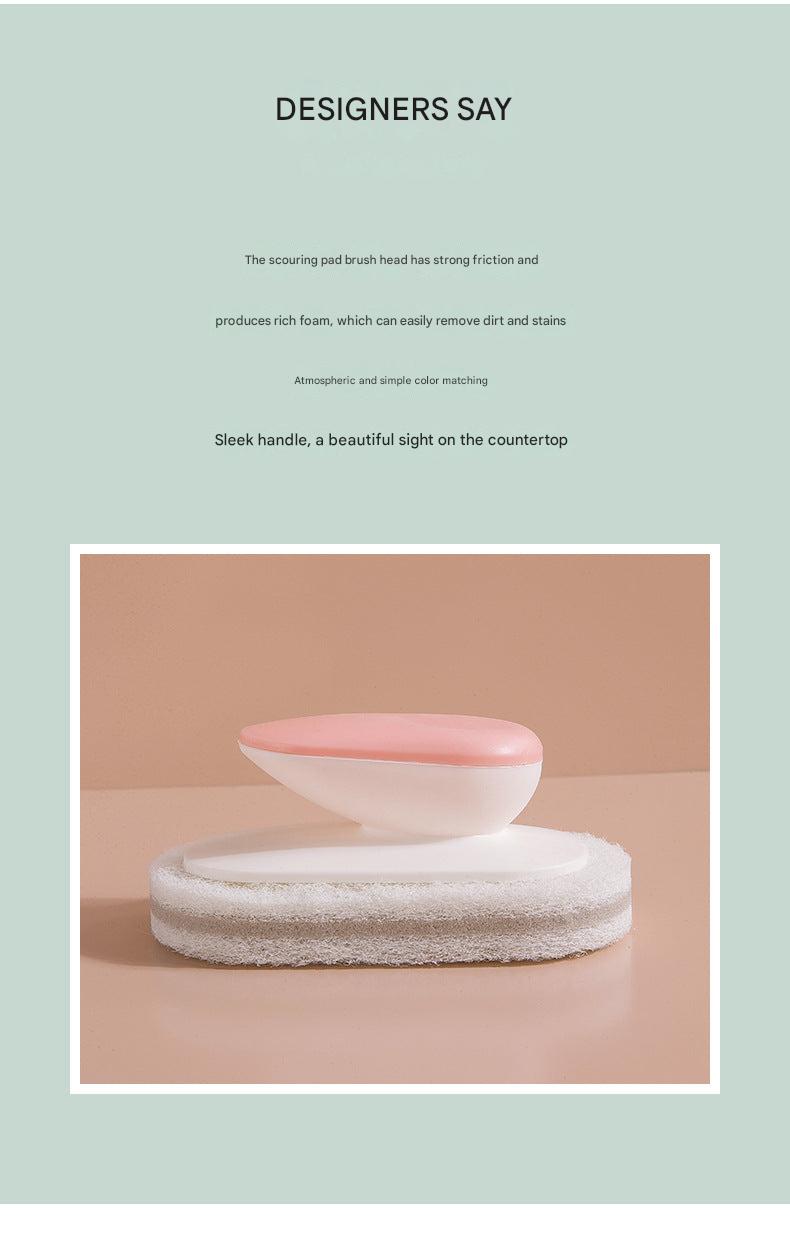 Effortless Cleaning Bathtub Scrub Brush in green colour