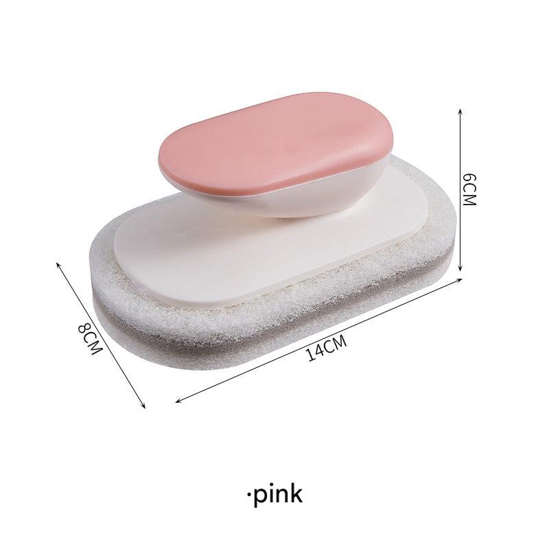 Stylish scrub brush in pink colour