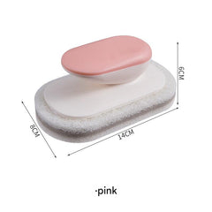 Stylish scrub brush in pink colour