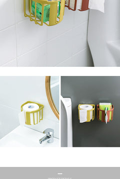 No drill adhesive tissue holder display