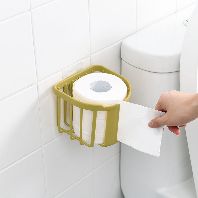 Tissue storage box in yellow