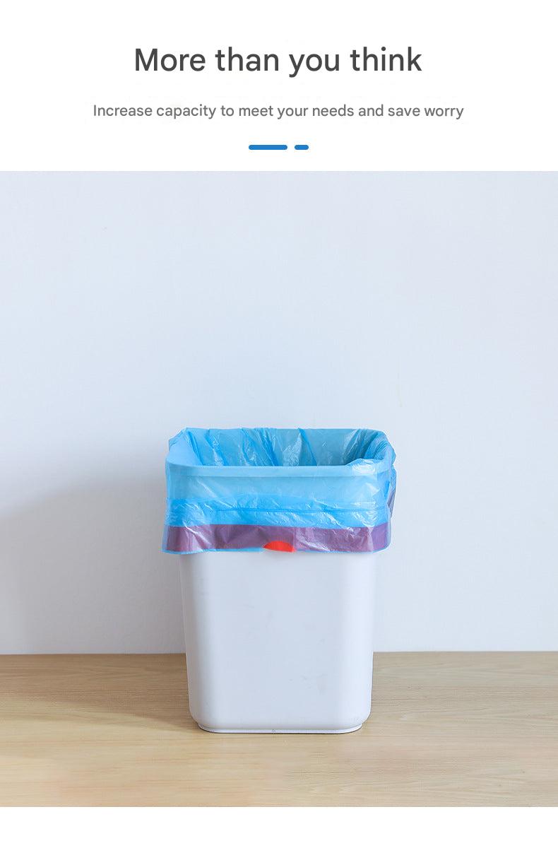 heavy-duty trash bag demonstration