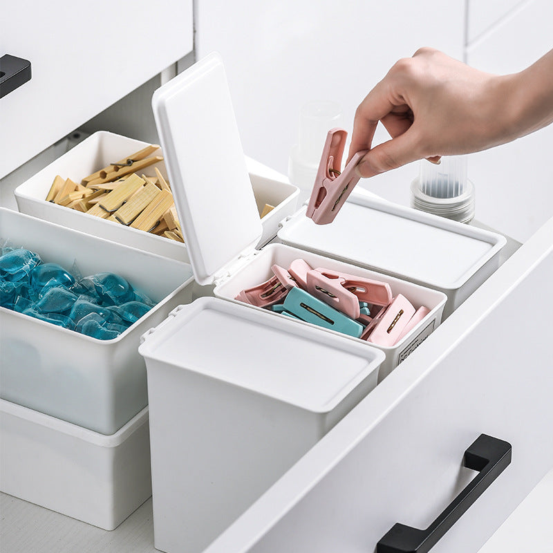 Japanese-style laundry powder storage container 2