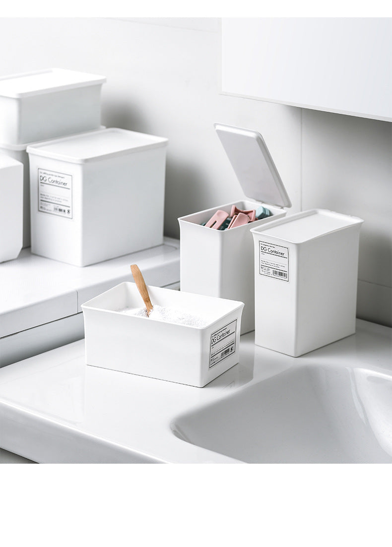 Image of Japanese-style laundry powder storage container 1