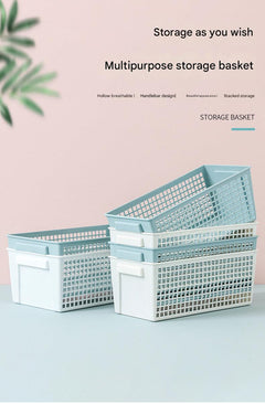Stylish white storage basket in modern design