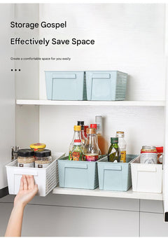 Large PP storage basket for kitchen use