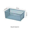 Large PP storage basket for kitchen use