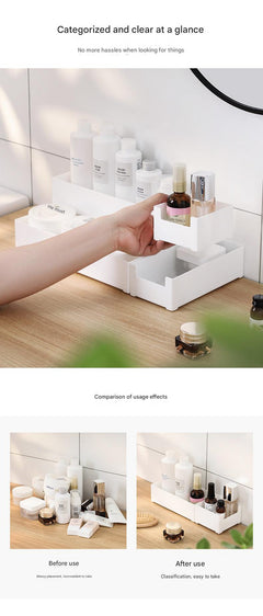 Elegant plastic drawer storage for living area image 8