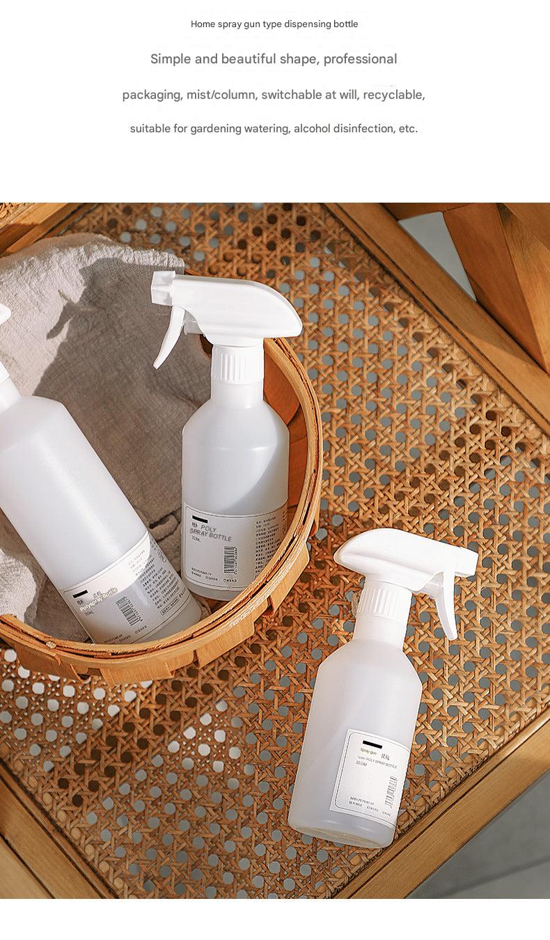 durable plastic construction of spray bottle