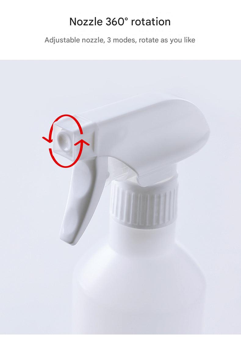 clear measurement markings on spray bottle