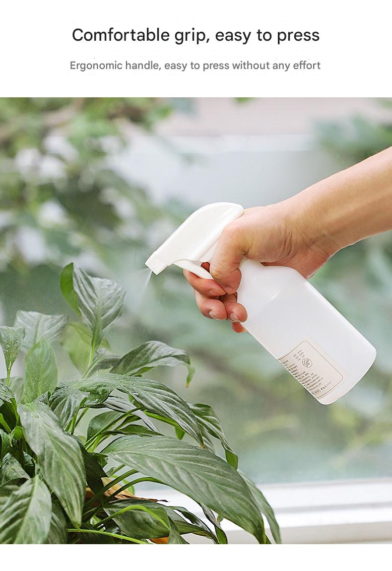 disinfectant spray in use
