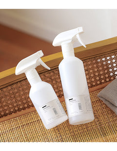 durable plastic construction of spray bottle