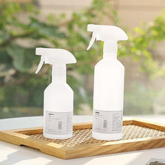 ergonomic nozzle design of spray bottle