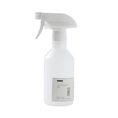 disinfectant spray in use