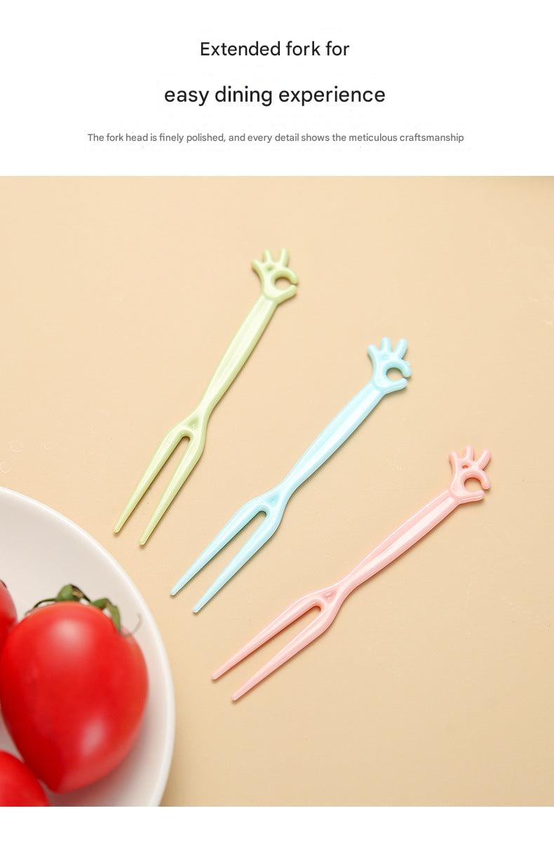 colorful disposable forks packaging