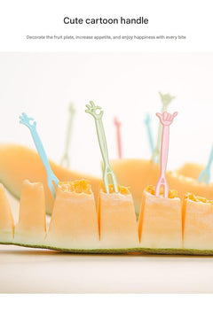 set of colourful disposable forks for gatherings
