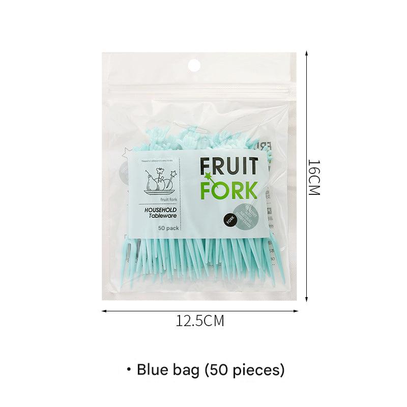 set of colourful disposable forks for gatherings