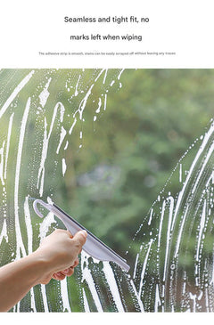 ergonomic handle of the silicone squeegee