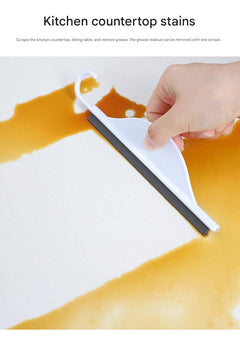 close-up of silicone squeegee construction