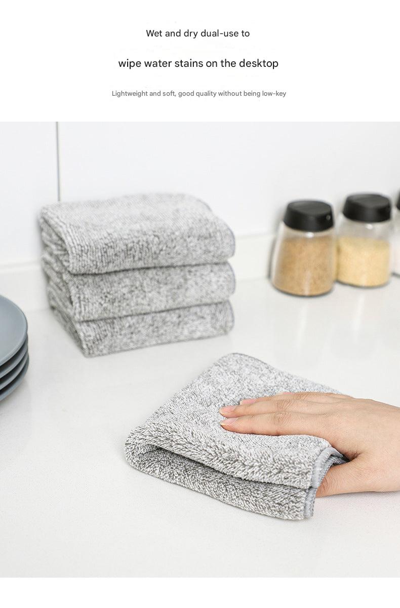 Ultra-absorbent bamboo charcoal cleaning cloth image 5