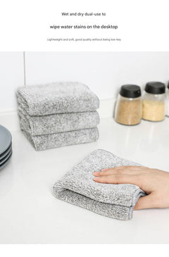 Ultra-absorbent bamboo charcoal cleaning cloth image 5