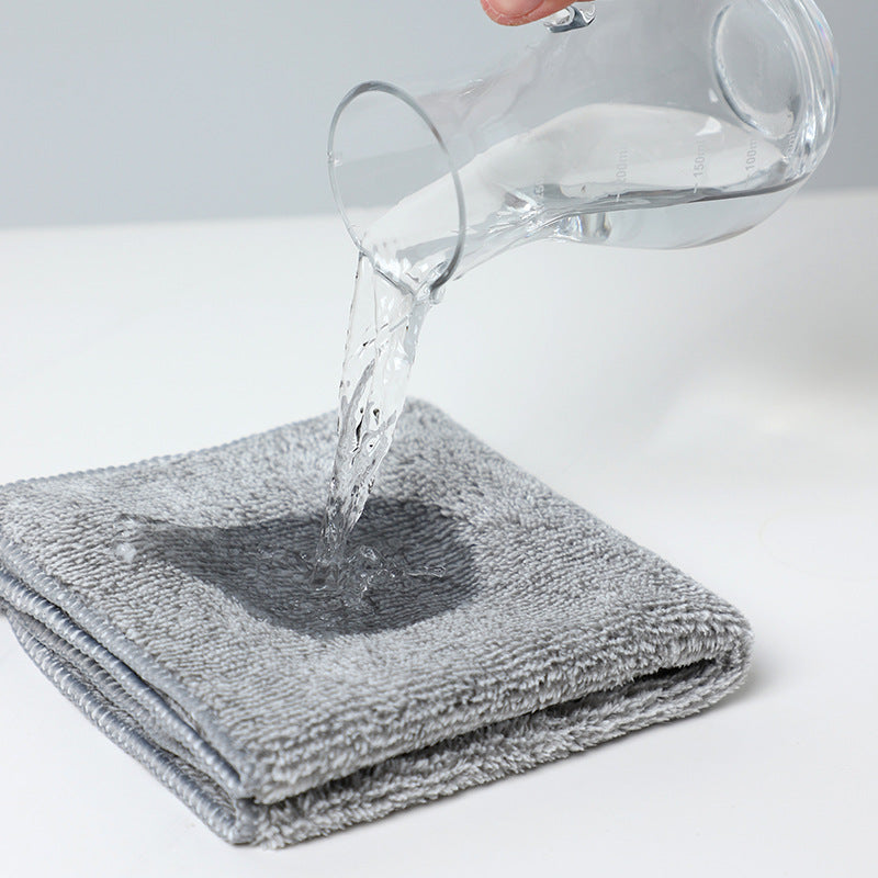 Ultra-absorbent bamboo charcoal cleaning cloth image 3