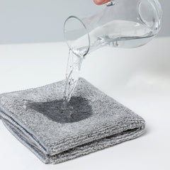 Ultra-absorbent bamboo charcoal cleaning cloth image 3