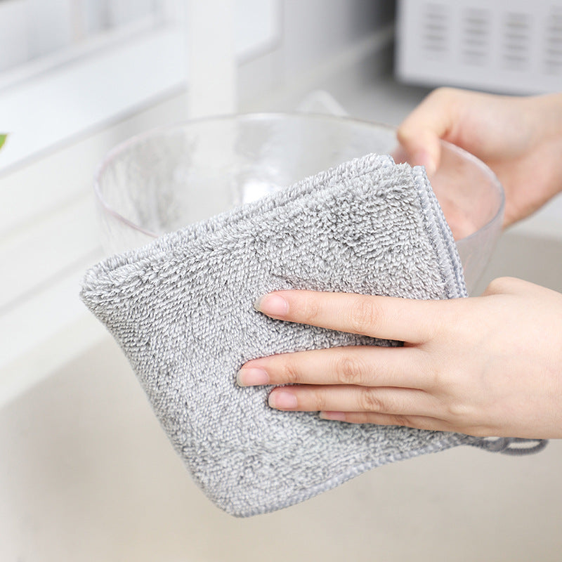 Ultra-absorbent bamboo charcoal cleaning cloth image 4