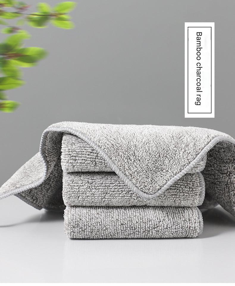 Ultra-absorbent bamboo charcoal cleaning cloth image 8