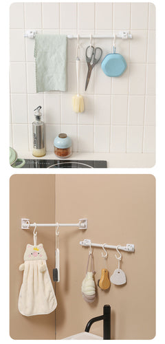curtain rod hooks in various colour options