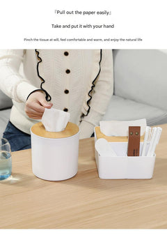 Convenient modern tissue box in living room image 7