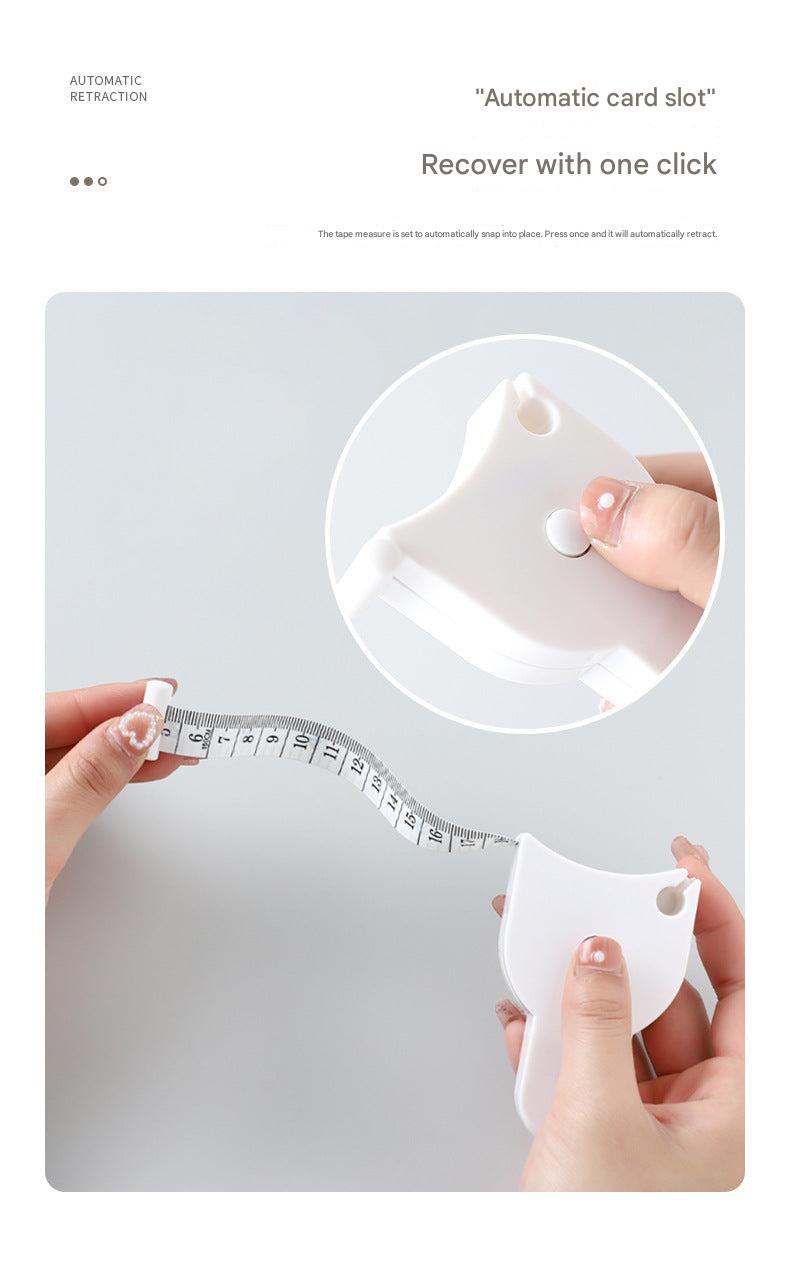 Measuring tape rolls with fitness equipment
