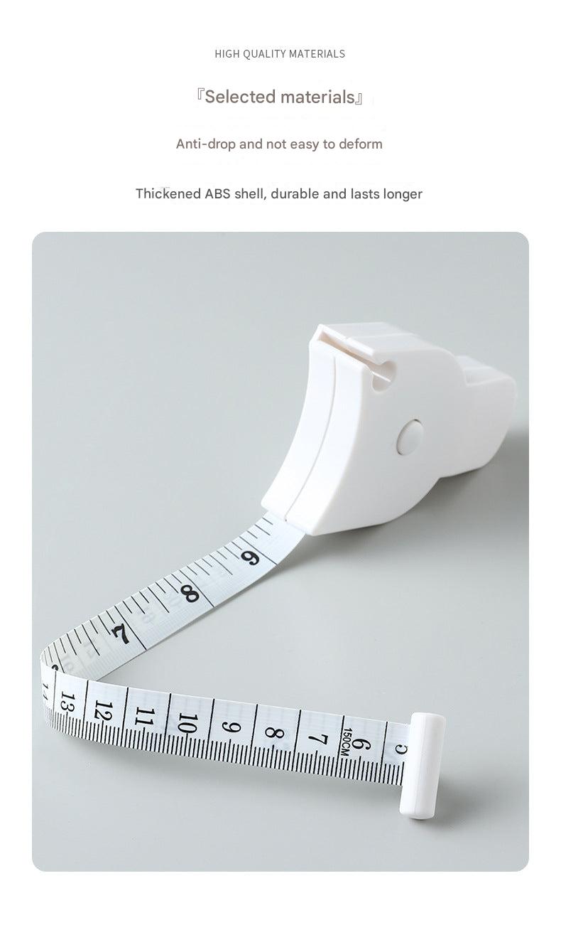 Measuring tape displayed on a table