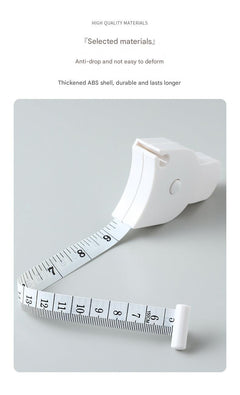 Measuring tape displayed on a table