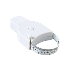 Measuring tape rolls with fitness equipment