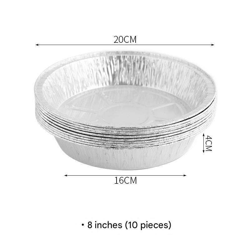 High-density aluminium foil tray with food