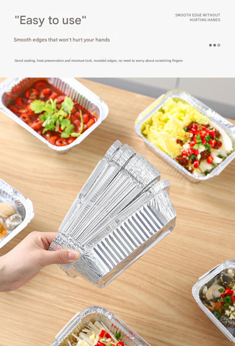 High-density aluminium foil takeaway container