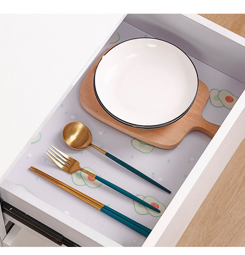 Premium EVA drawer liner in cabinet view