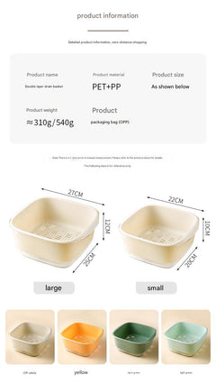 double layer design for effective drainage