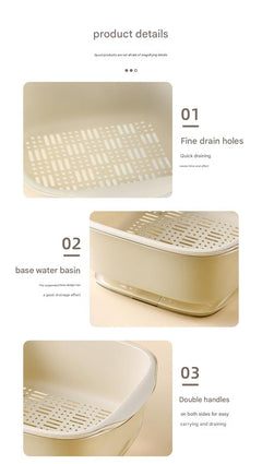 modern kitchen strainer with lightweight design